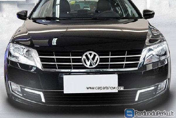VW Lavida DRL LED dienos važiavimo žibintai automo