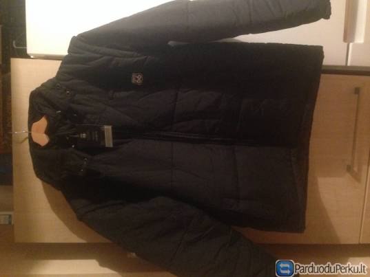 Vyriška striukė su nuimamu gobtuvu ir rankovėmis