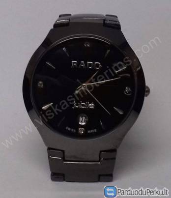 Vyriškas laikrodis Rado su metaline uzsegama apyranke