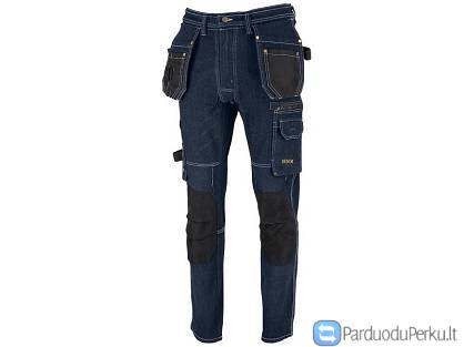 Vyriškos tamprios džinsinės montuotojo kelnės JEANS 415 T