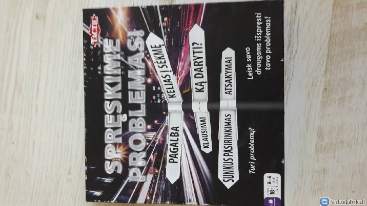 Žaidimas "Spręskime problemas"