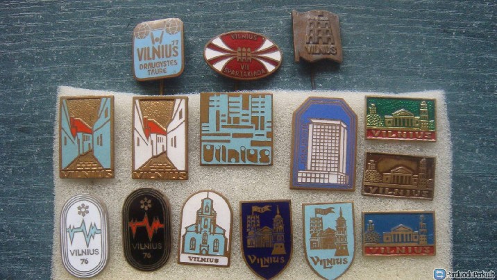 Ženkliukai Vilniaus tėma.