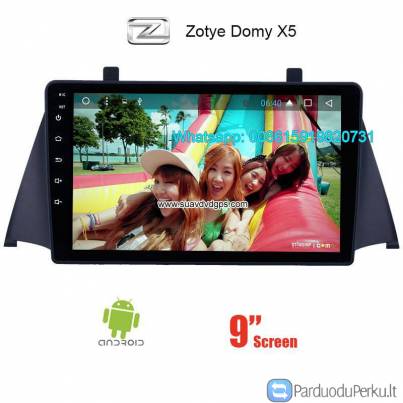 Zotye Domy X5 Car radio Video android GPS navigation camera