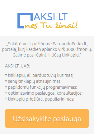 AKSI LT, UAB – kokybiškos tinklapių atnaujinimo, priežiūros, kūrimo paslaugos