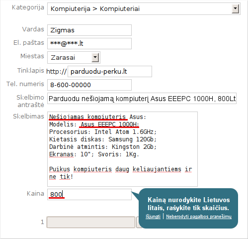 Kaip sukurti gerą skelbimo pavadinimą?